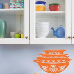 Pyrex Dishes Collection - Wall Decal Custom Vinyl Art Stickers - thumbnail 2