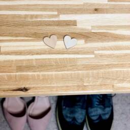Bench Seat-Solid Oak Bench, Steel & Seat, Hallway Bench, Entryway Furniture-Bench in The Uk, Storage, For Table - thumbnail 2