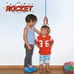 "Children's Growth Chart ""Rocket"" - Growchart ""Rocket" - thumbnail 2