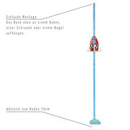 "Children's Growth Chart ""Rocket"" - Growchart ""Rocket" - thumbnail 4