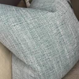 Peacock Decorative Cushion Cover, Teal Throw Pillow, Pillow John Lewis & Partners Tonal Weave Fabric - Woven -Sofa Double Sided - thumbnail 3