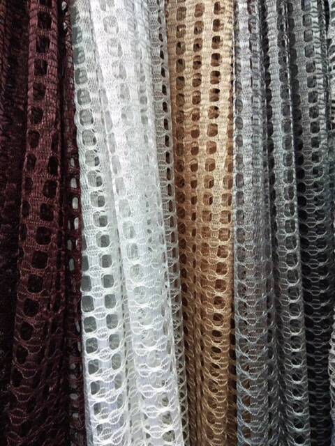 Sheer Net Extra Long Curtains Custom Made 12 13 14 15 16 17 18 20 24 Ft Silver & White 2 Story Drapes Free Swatch Ikiriska - image 1