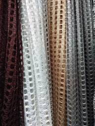 Sheer Net Extra Long Curtains Custom Made 12 13 14 15 16 17 18 20 24 Ft Silver & White 2 Story Drapes Free Swatch Ikiriska