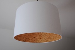 "Lampshade ""White Cork" - thumbnail 1