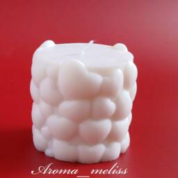 Heart-Shaped Soy Wax Candle Valentine's Day Home Decor Gift - thumbnail 3
