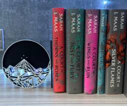 Acotar Bookend - Us Version Velaris Fantasy Shelf Decor A Court Of Thorns & Roses - thumbnail 1
