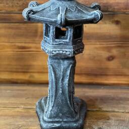 stone Garden Detailed Small Japanese Pagoda Hand Cast Ornament Gift - thumbnail 3