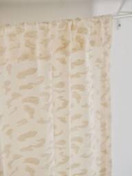 Figueroa Linen Cotton Sheer Curtain, Natural Privacy Light Filtering Curtain For Bedroom & Livingroom, Custom Panel, 1Pc - thumbnail 1