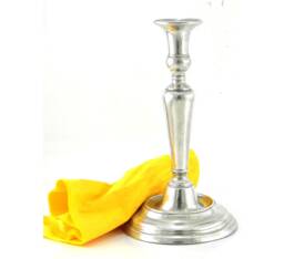 Elegant & Classy Chandelier. A Sought-After Gift For Mother's Day. Cavagnini Solid Resistant Metal Pewter Candle Holder