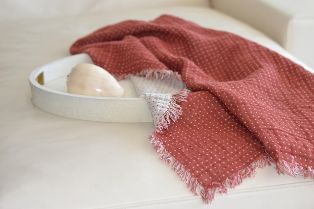 Sweet Polkadot Reversible Linen Blanket For Kids.soft, Warm & Cosy.use At Home, Park, Beach Or As A Stroller Blanket. Baby - image 1