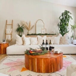 Pink & Orange Abstract Moroccan Rug - Azilal Shag Large Area Handmade Berber Wool Carpet Dopamine Decor Statement Floor Art - thumbnail 3