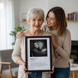 Personalized Photo Print For Mum From Daughter Or Son - Mother's Day/Framed Unframed - thumbnail 2