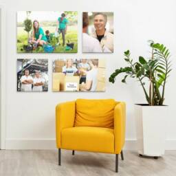 Personalised Photo On Canvas Print Framed A0 A1 A2 A3 A4 A5 Ready To Hang - thumbnail 3