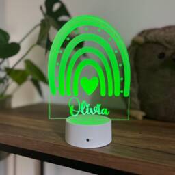 Rainbow Night Light - Personalised Night Light Sensory Lights Multicolour Lights - thumbnail 2