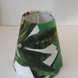 Christian Lacroix Canopy Malachite Linen Fabric For Designers Guild Handmade Lampshade - thumbnail 4