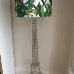 Christian Lacroix Canopy Malachite Linen Fabric For Designers Guild Handmade Lampshade - thumbnail 3