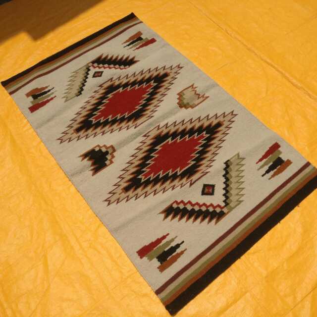 Western Inspired Handwoven Navajo Rug 8x10 Ft Geometric Pattern Modern Design Home Decor Rug Native American Style - image 1