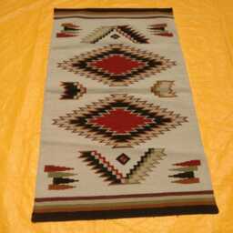 Western Inspired Handwoven Navajo Rug 8x10 Ft Geometric Pattern Modern Design Home Decor Rug Native American Style - thumbnail 2