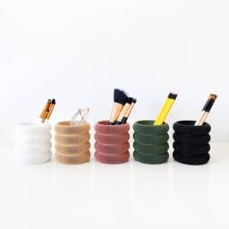 Pen Holder/Minimalist Japandi Desk Organizer