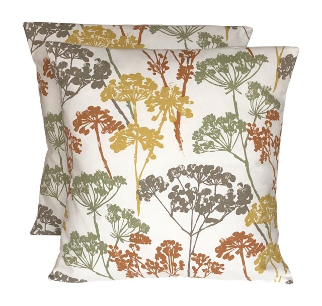"Clarke & Dunwich Floral Cushion Cover Autumn 16""-24" - image 1