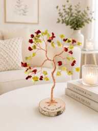 Jade & Coral Tree, 35Th Anniversary Gift For Couples, Personalised Present - thumbnail 1