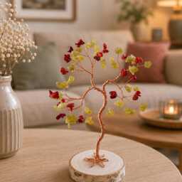 Jade & Coral Tree, 35Th Anniversary Gift For Couples, Personalised Present - thumbnail 3