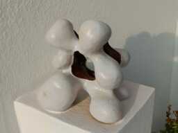 Interior Designer. Modern & Minimal Design. Sculpture. Abstract Sculptures. White Terracotta Decor - thumbnail 1