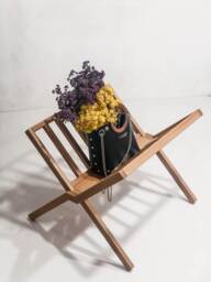 Wooden Bag Stand, Place, Holder, Entryway Furniture, Luggage Stand Folding Rack, Stand, Suitcase Nightstand - thumbnail 1