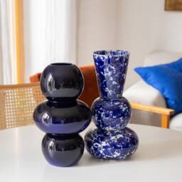 Handmade Ceramic Vase, Bubble Flower Chubby Sculptural Modern Home Decor, Unique Pottery Gift - thumbnail 2