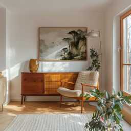 Misty Mountain Poster, Cliff Landscape Print, Nature Wall Art, Paper - thumbnail 2