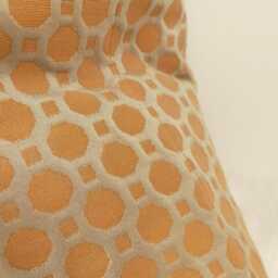 Burnt Orange Honeycomb Cushion Cover - Copper Brassy Bronze Geometric Throw Pillow Case, Modern Boho Home D??cor - thumbnail 4