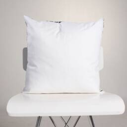 Black & White Pillow Cover , Geometric Pillow, Two Sided Decorative Accent Shabby Chic Cushion - thumbnail 3