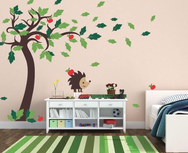 Baby Boy Nursery Ideas Tree Decals For Walls Wall Sticker Room Decor Personalized Decalisland-Tree Decal Sd 037 - image 1