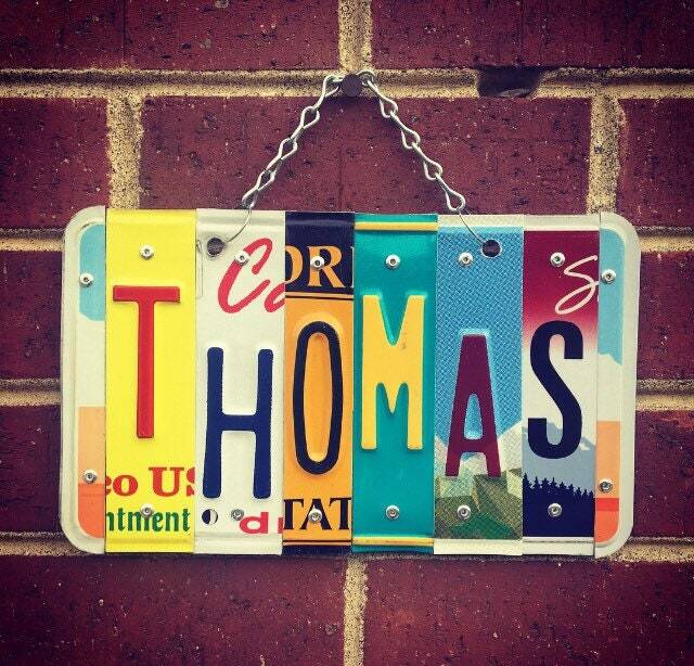 Boys Name Sign, Birthday Gift For Him, Name, Fathers Day Gift, Mens Gift. Wall Decal - image 1
