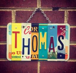 Boys Name Sign, Birthday Gift For Him, Name, Fathers Day Gift, Mens Gift. Wall Decal - thumbnail 1