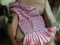 Mermaid Afghan Blanket - thumbnail 1