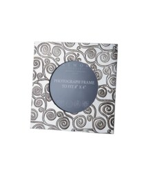Tree Of Life Pewter Photo Frame - Klimt Inspired 4x4 Picture - thumbnail 1