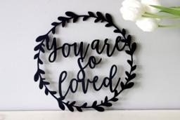 You Are So Loved Sign, Wood Nursery Sign, Home Decor, Gather Rustic Wood Decor, Wall Hanging, You Loved, Love - thumbnail 1