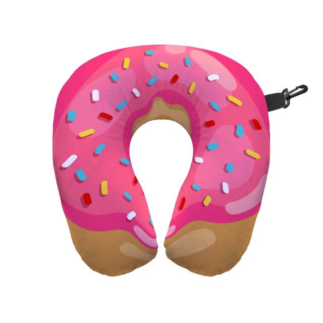 Doughnut Travel Neck Pillow - Support Cushion - image 1