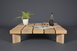Design Wooden Coffee Table/Side Wood Mid Century Modern Handmade Ash Tree Table Living Room