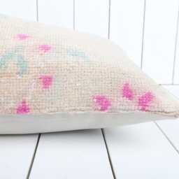 Handwoven Kilim Lumbar Pillow Cover Bohemian Tribal Cushion - 12x24 - thumbnail 4