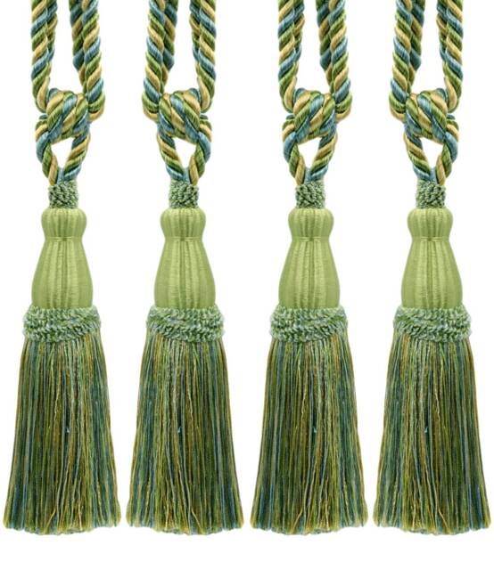 "D??copro Tassel Tieback, Length 8 1/2"" - 21.5cm, Spread 30" - image 1