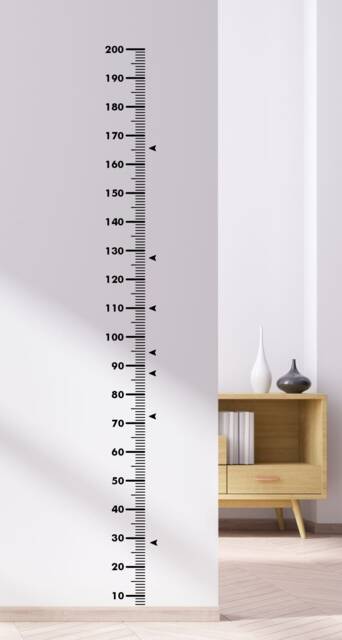 Sale Customizable Height Chart Wall Decal Growth Tracker - image 1