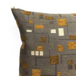 Chenille Geometric Pillow Cover - Textured Throw For Home Decor Handmade By Ellaosix - thumbnail 3