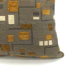 Chenille Geometric Pillow Cover - Textured Throw For Home Decor Handmade By Ellaosix - thumbnail 2