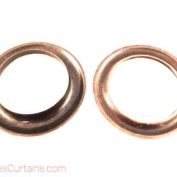 Large Copper Oxide Metal Curtain Drapery Supplies #12 Hardware 1 9/16 Inch Inner Diameter Decorative Grommets/Rings Pack With Washer Eyelet - thumbnail 3