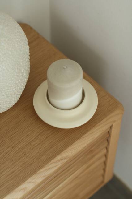 Candle Plates For Pillar Candles - Candle Holders Block - image 1