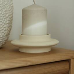 Candle Plates For Pillar Candles - Candle Holders Block - thumbnail 2