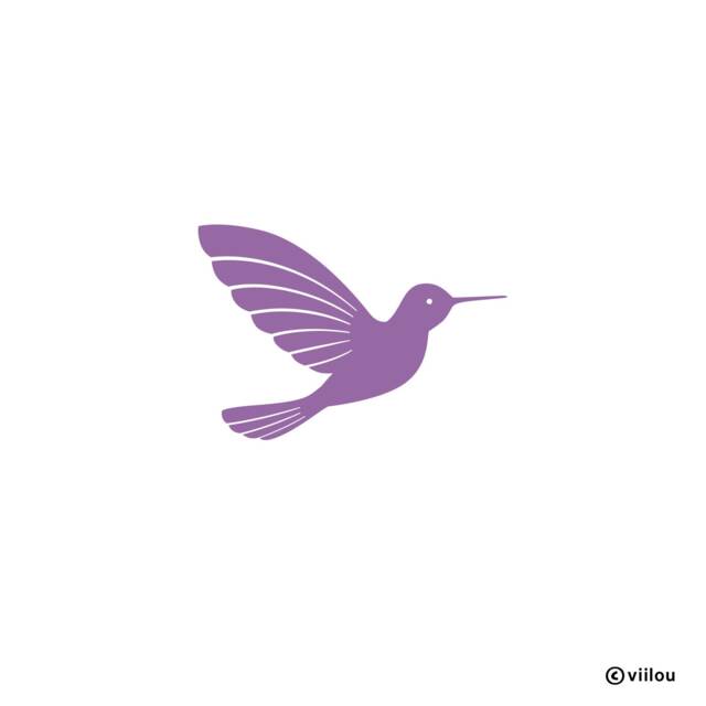 Sticker Hummingbird Illustration Wall Decals Birds Tattoos Humming Stickers Glass Door Pictures Decor Window Decal Diy - image 1