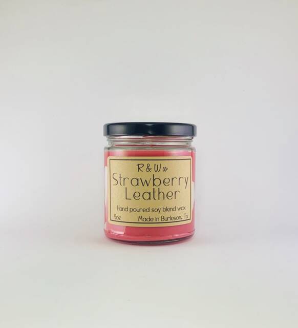 strawberry Leather Candle - image 1